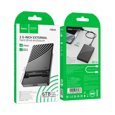 COFRE PARA DISCO DURO HOCO HB46 USB 3.0 - Technosun