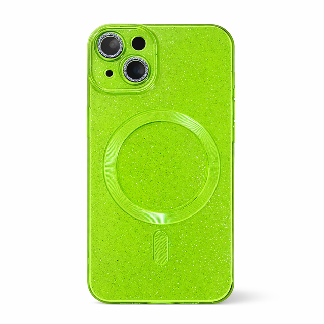 Carcasa MagSafe Protección de Cámaras Brillante para iPhone 15