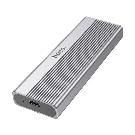 Enclosure M.2 SATA Hoco HB47 Aluminum Alloy SSD 4TB Gris - Technosun
