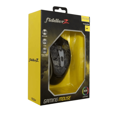 Fiddler MO304 – Mouse Óptico USB para Oficina y Estudio - Technosun