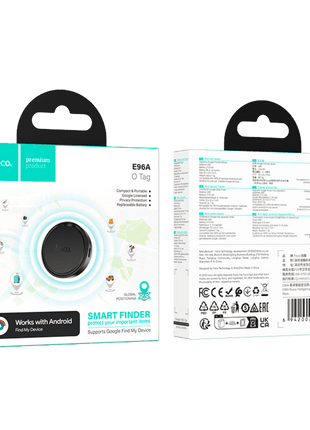 GPS Hoco E96A – Localizador Compatible con Google Find My Device (Android) - Technosun