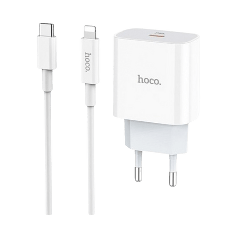 Hoco C76A Plus 20W – Cargador Rápido iPhone con Cable 1 Metro - Technosun