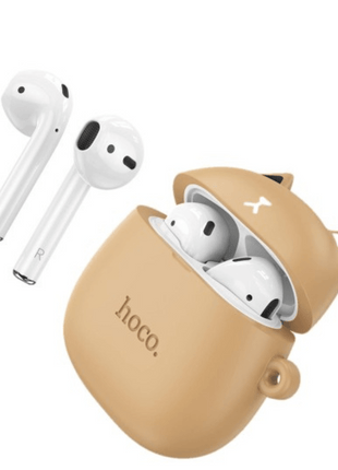 Hoco EW46 – Audífonos Bluetooth TWS con Funda de Gato Incluida - Technosun
