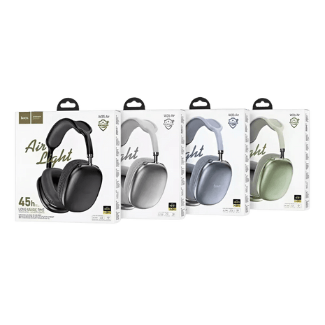 Hoco W35 Air – Audífonos Inalámbricos Over - Ear con Batería de Larga Duración - Technosun