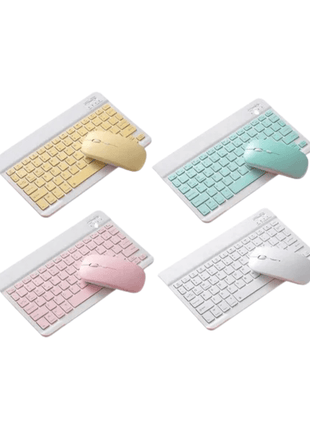 KIT MINI TECLADO MOUSE INALAMBRICO BLUETOOTH RGB - Technosun