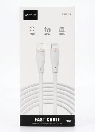 Cable de Carga Rápida Lenyes LC997 TC-I USB-C a Lightning 3m