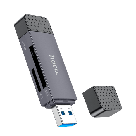Lector de Tarjetas Hoco HB45 – USB - C y USB - A para SD y MicroSD - Technosun
