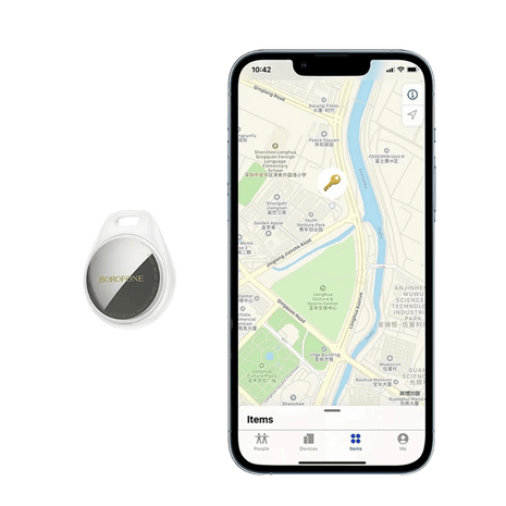 LOCALIZADOR GPS BOROFONE BC100 COMPATIBLE CON APPLE FIND MY - Technosun