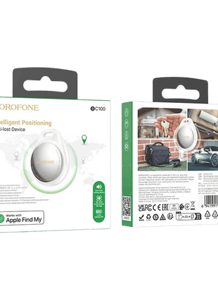 LOCALIZADOR GPS BOROFONE BC100 COMPATIBLE CON APPLE FIND MY - Technosun