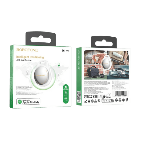 LOCALIZADOR GPS BOROFONE BC100 COMPATIBLE CON APPLE FIND MY - Technosun