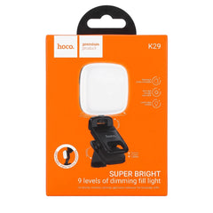 Luz LED Portátil Hoco K29 Clip para Celular y Streaming - Technosun