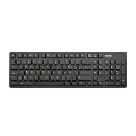 Maxell WKB - 20 – Teclado Inalámbrico Cómodo y Silencioso para Uso Diario - Technosun