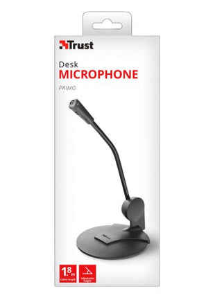 Micrófono de Escritorio Trust Primo Desk - Conexión 3.5mm - Technosun