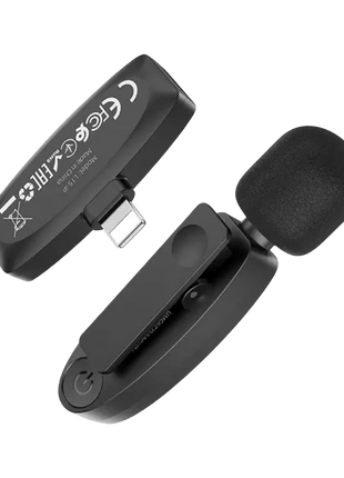 Micrófono Hoco L15 Inalámbrico Negro – Audio Profesional para Video y Streaming - Technosun