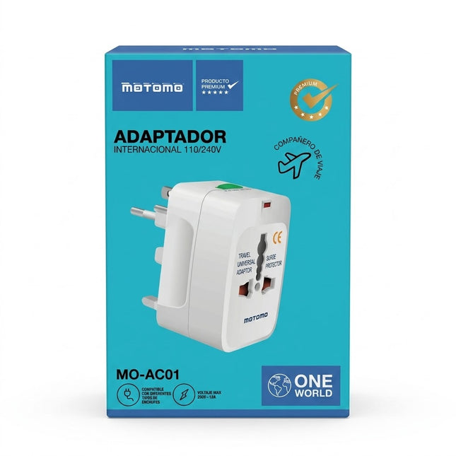 Adaptador de corriente universal Motomo
