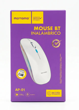 Mouse Inalámbrico Bluetooth Motomo AP - 01 Recargable - Technosun