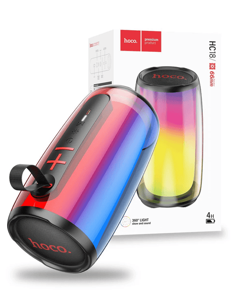 PARLANTE HOCO HC18 BLUETOOTH FM TF AUX LED RGB - Technosun