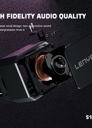 PARLANTE PORTATIL LENYES S105 5W BLUETOOTH 4.2 IPX7 - Technosun