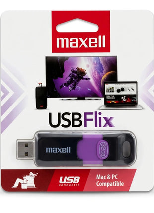Pendrive Maxell USBFlix Retráctil USB 3.2 Alta Velocidad - Technosun