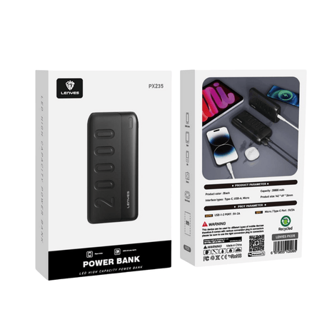 POWERBANK LENYES PX235 20000 MAH - Technosun