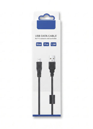 Caja frontal del cable USB de datos y carga Adweixun de 1.5 metros para consolas y controles