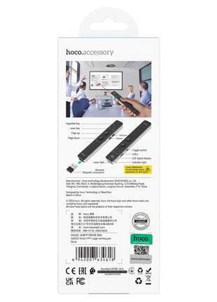 Puntero Láser Inalámbrico Hoco GM202 Smart PPT Presentador - Technosun