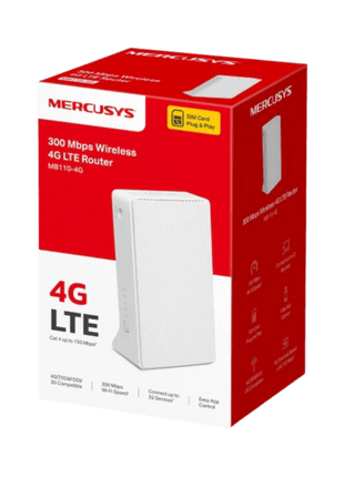 Router Mercusys MB110 - 4G – Router 4G LTE con Chip para Internet Hogar - Technosun
