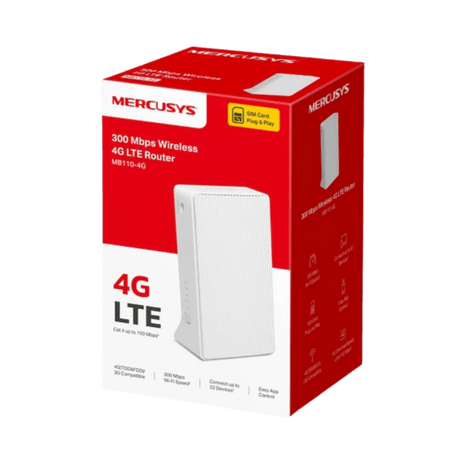 Router Mercusys MB110 - 4G – Router 4G LTE con Chip para Internet Hogar - Technosun