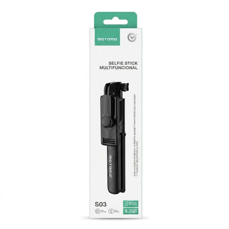 Selfie Stick Trípode MOTOMO S03 Bluetooth Multifuncional - Technosun