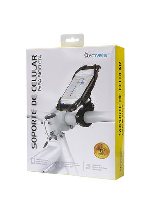 Soporte de Celular Tecmaster para Bicicleta con Rotación 360° - Technosun