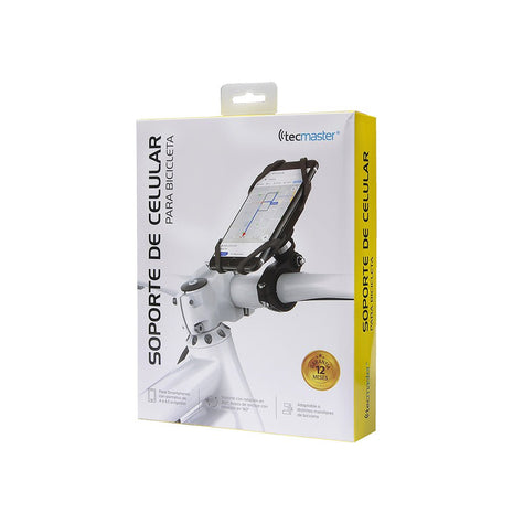 Soporte de Celular Tecmaster para Bicicleta con Rotación 360° - Technosun