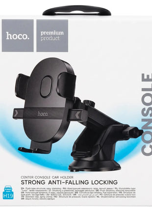 Soporte para Auto Hoco H19 Consola Central Negro - Technosun