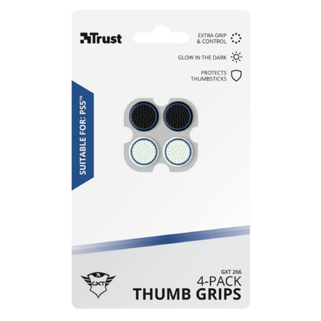 SUJECIONES DE PULGAR TRUST GXT 266 THUMB GRIPS 4-PACK PARA PS5 - Technosun