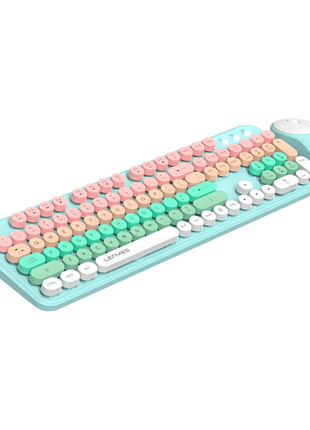 TECLADO Y MOUSE INALAMBRICO LENYES WK103 - Technosun