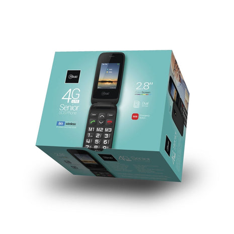 TELEFONO SENIOR MICROLAB 9204 SOS 4G LTE BLACK - Technosun
