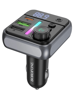 TRANSMISOR FM BOROFONE BC50 ASCENSO PD20W+QC3.0 - Technosun