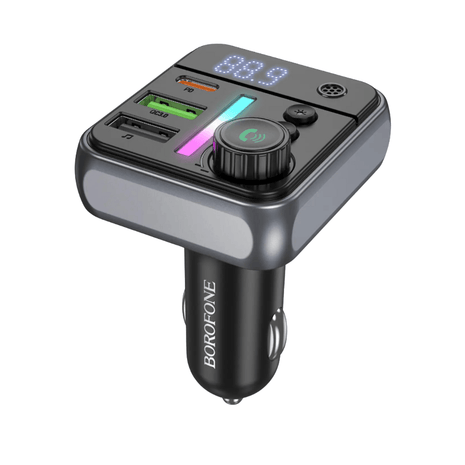 TRANSMISOR FM BOROFONE BC50 ASCENSO PD20W+QC3.0 - Technosun